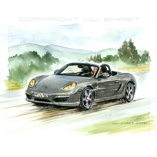 #0308 Porsche Boxster dans l'Odenwald