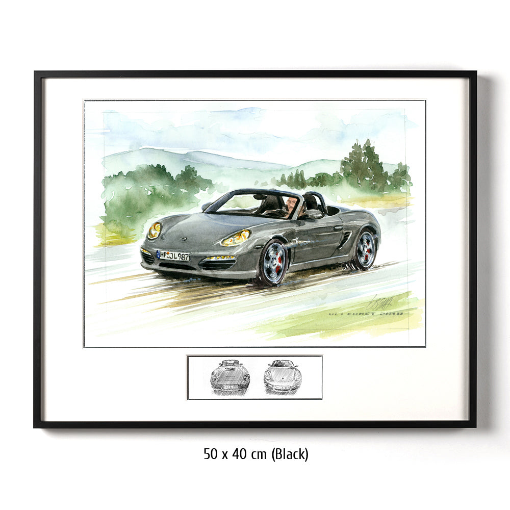 #0308 Porsche Boxster dans l'Odenwald