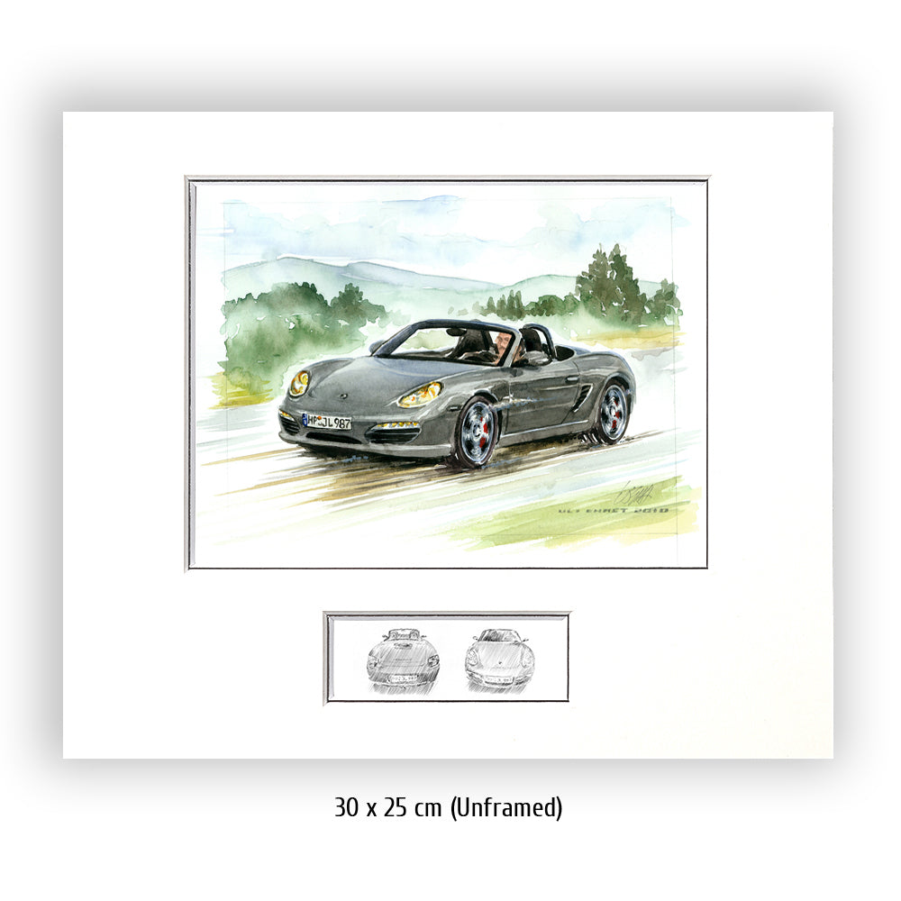 #0308 Porsche Boxster dans l'Odenwald