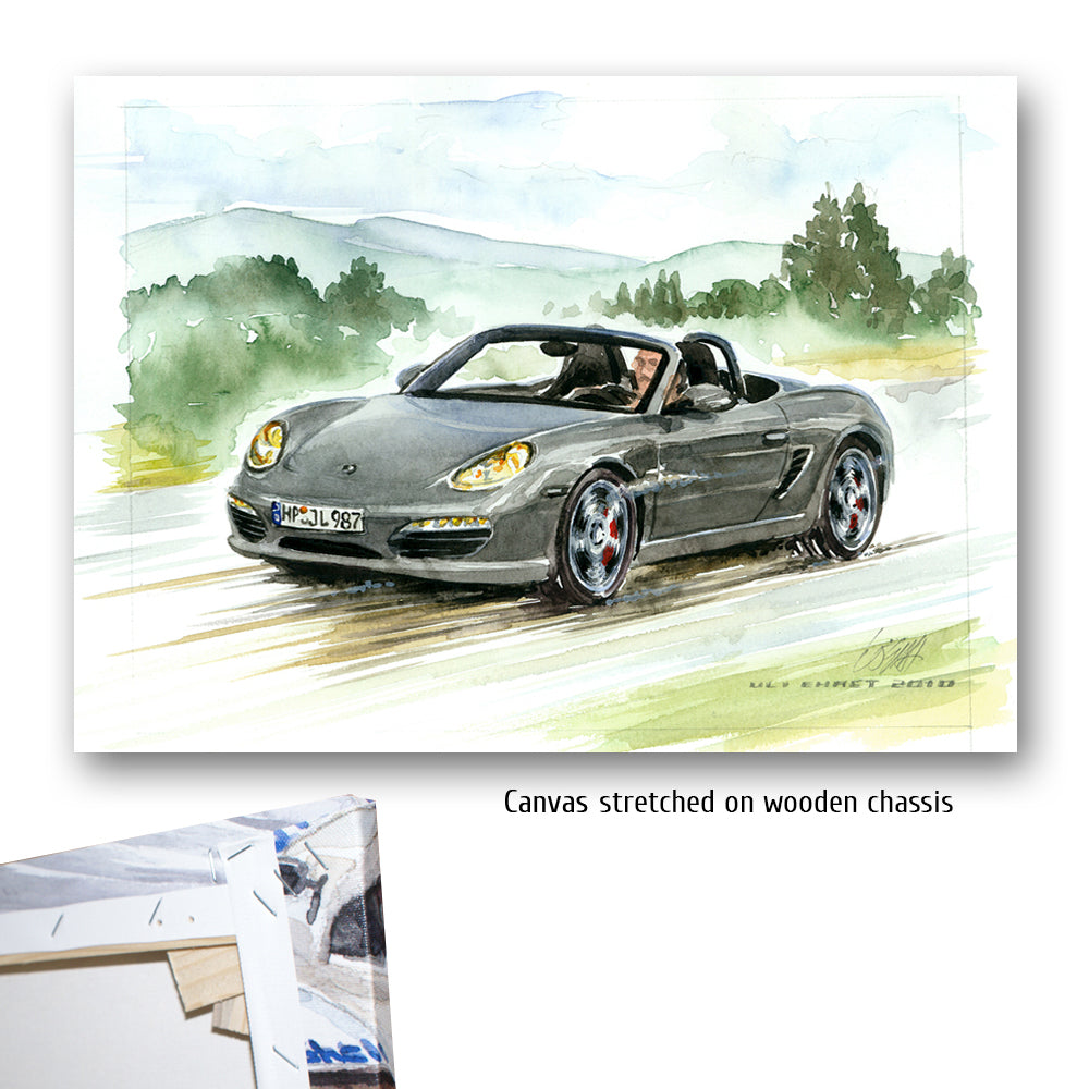 #0308 Porsche Boxster dans l'Odenwald
