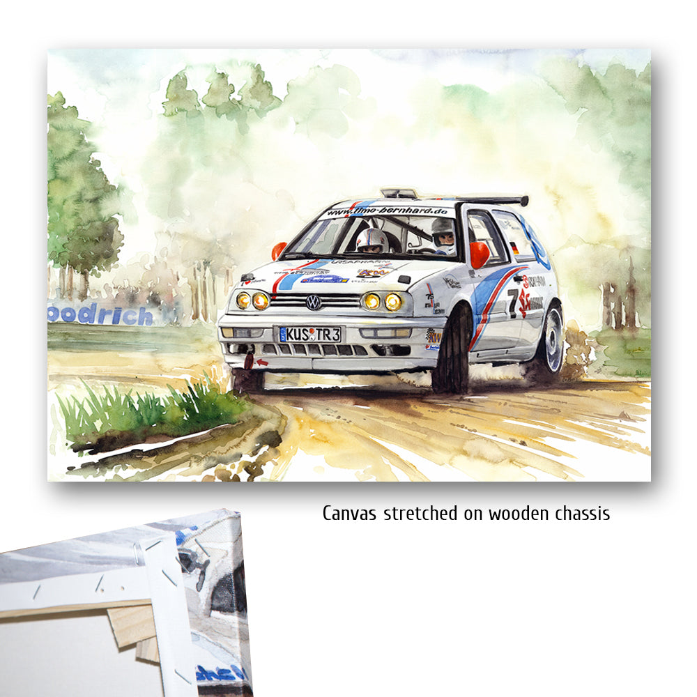 #0319 VW Golf Rallye 'Fast - Sideways - Dusty' 