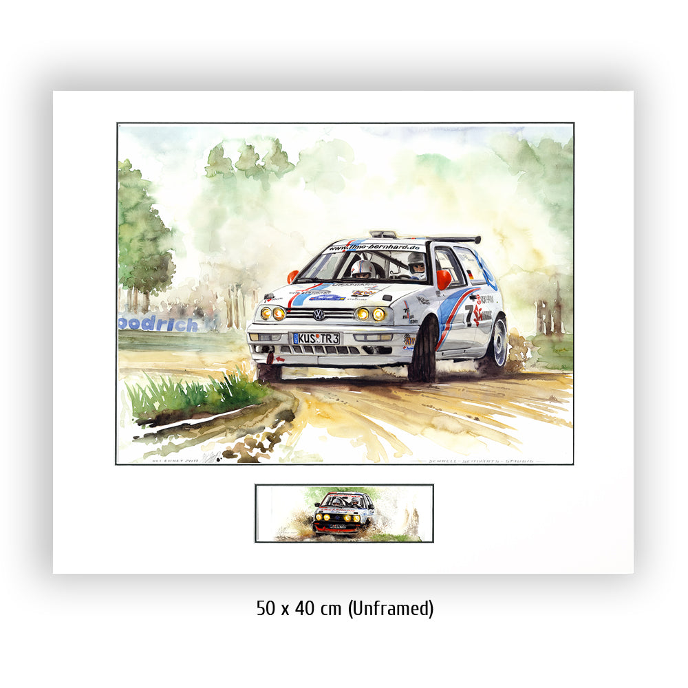 #0319 VW Golf Rallye 'Fast - Sideways - Dusty' 