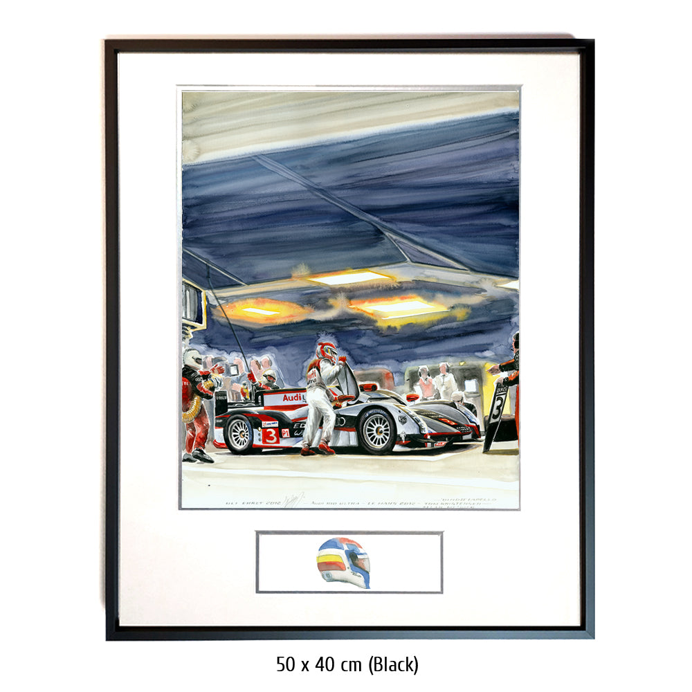#0376 Audi R18 e-tron Quattro 2012, arrêt au stand