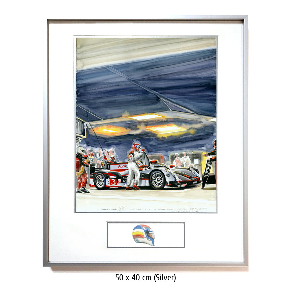 #0376 Audi R18 e-tron Quattro 2012, arrêt au stand