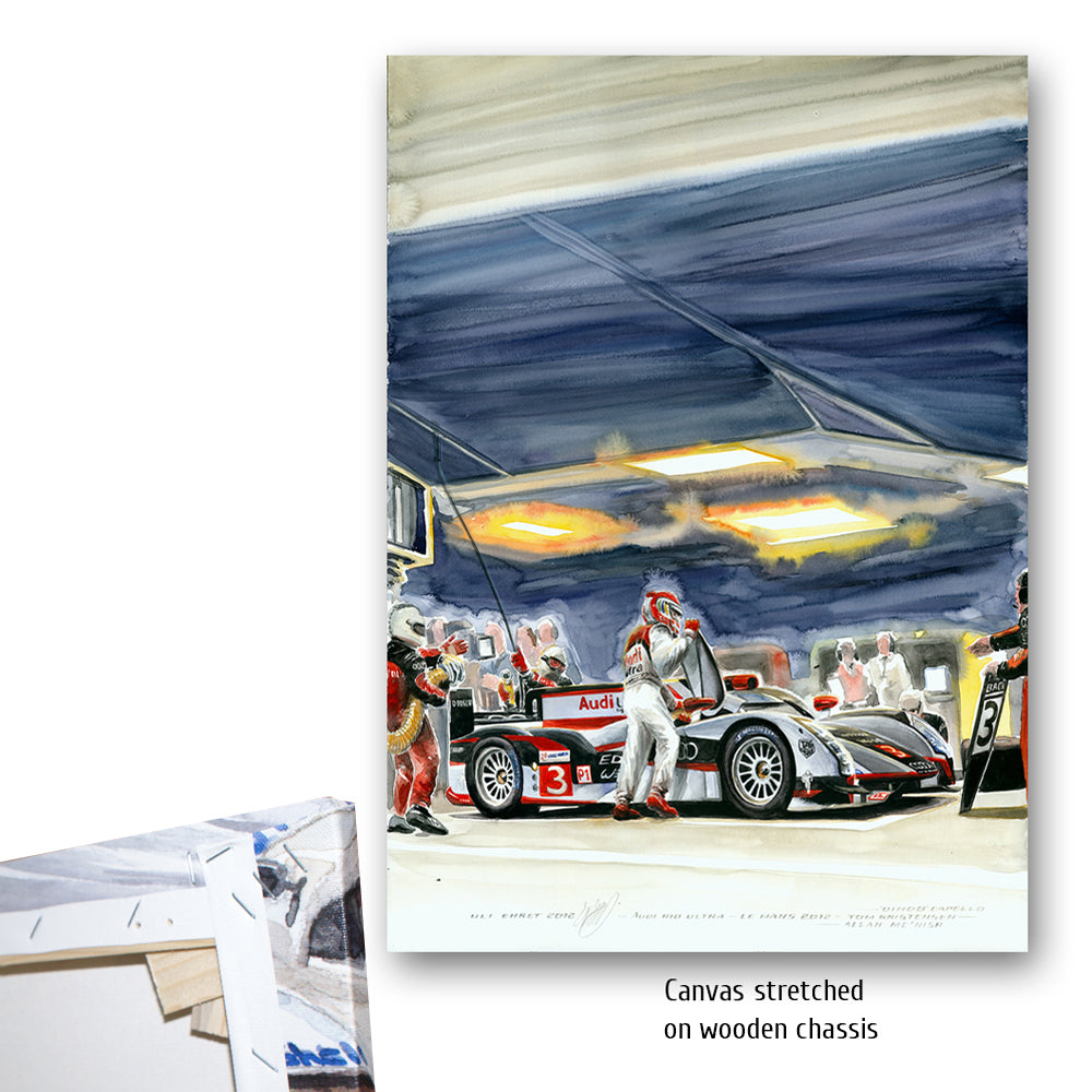 #0376 Audi R18 e-tron Quattro 2012, arrêt au stand