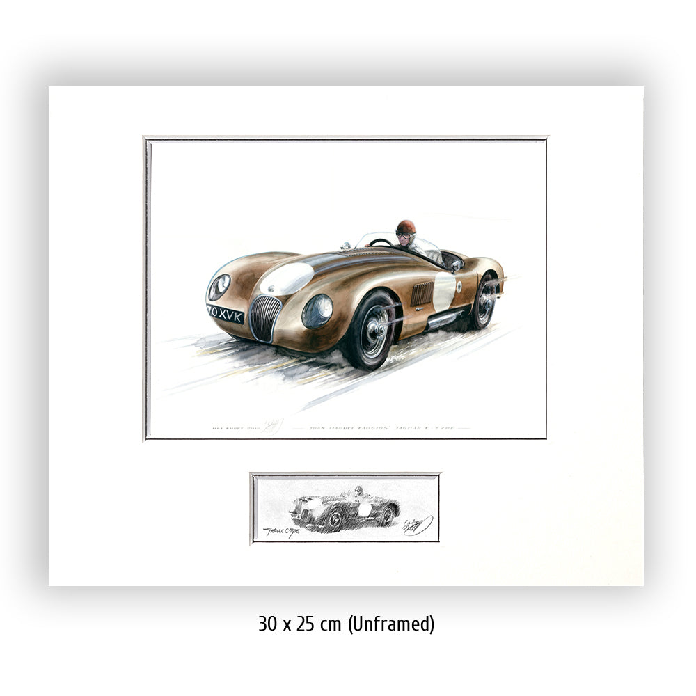 #0382 Jaguar Type C de Juan Manuel Fangio