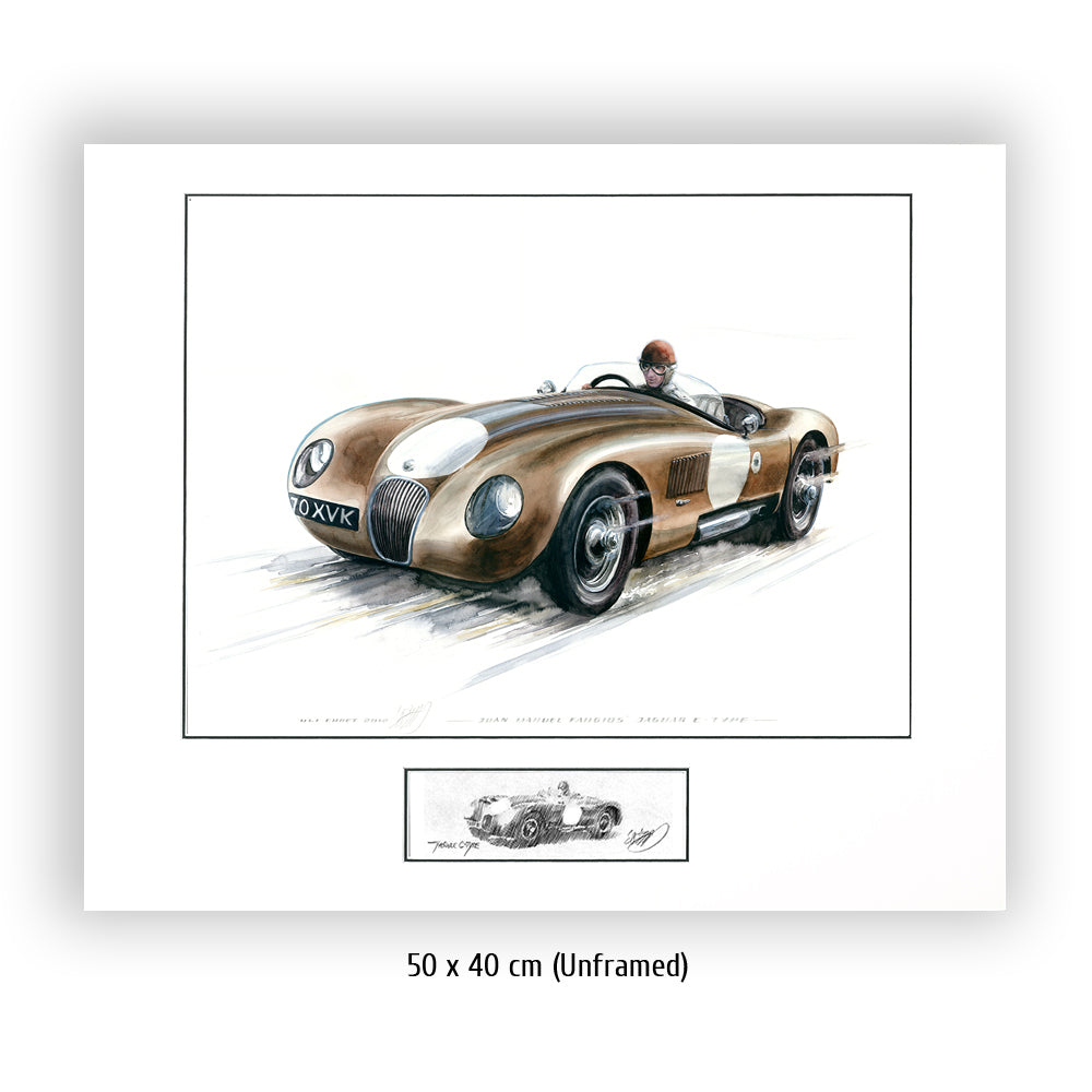 #0382 Jaguar Type C de Juan Manuel Fangio