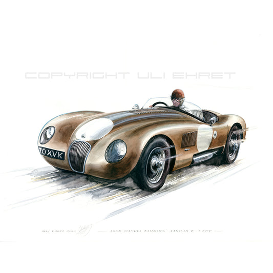 #0382 Jaguar Type C de Juan Manuel Fangio