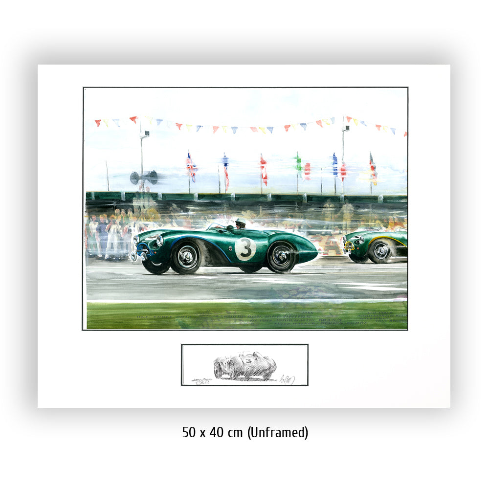 #0391 « Aston Martin DB3S, Neuf Heures de Goodwood 1955 »
