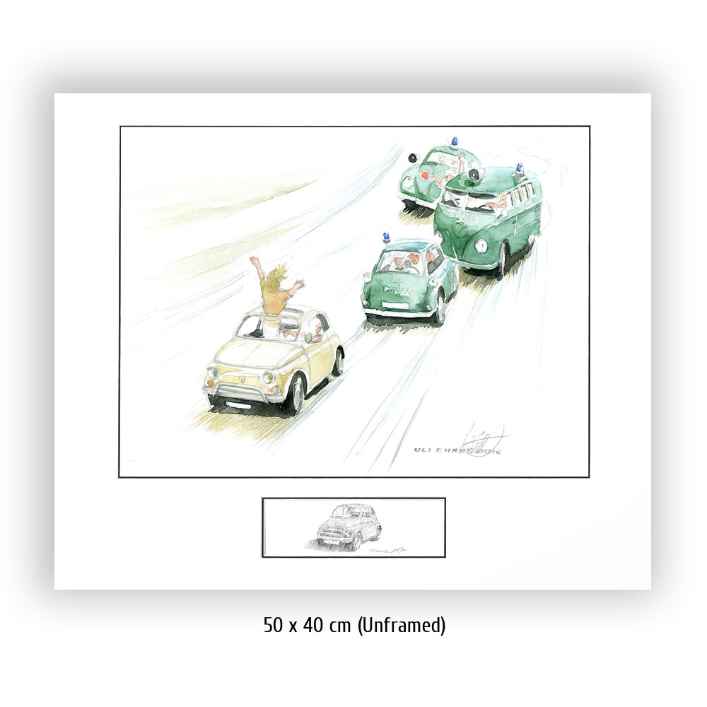 #0418 Fiat 500, "Évasion policière"