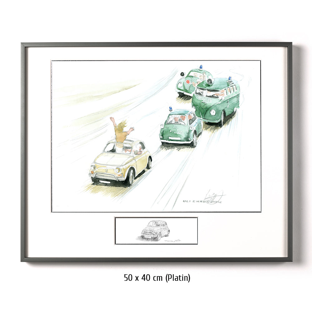 #0418 Fiat 500, "Évasion policière"