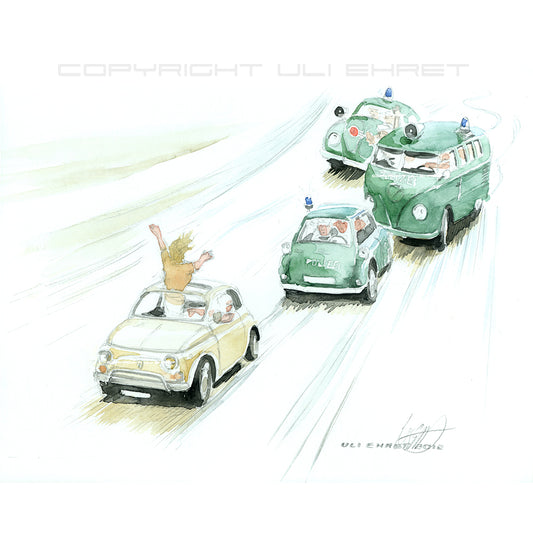 #0418 Fiat 500, "Évasion policière"
