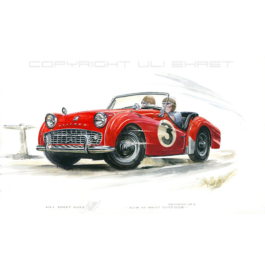 #0423 'Soleil au Mont Ventoux', Triumph TR3