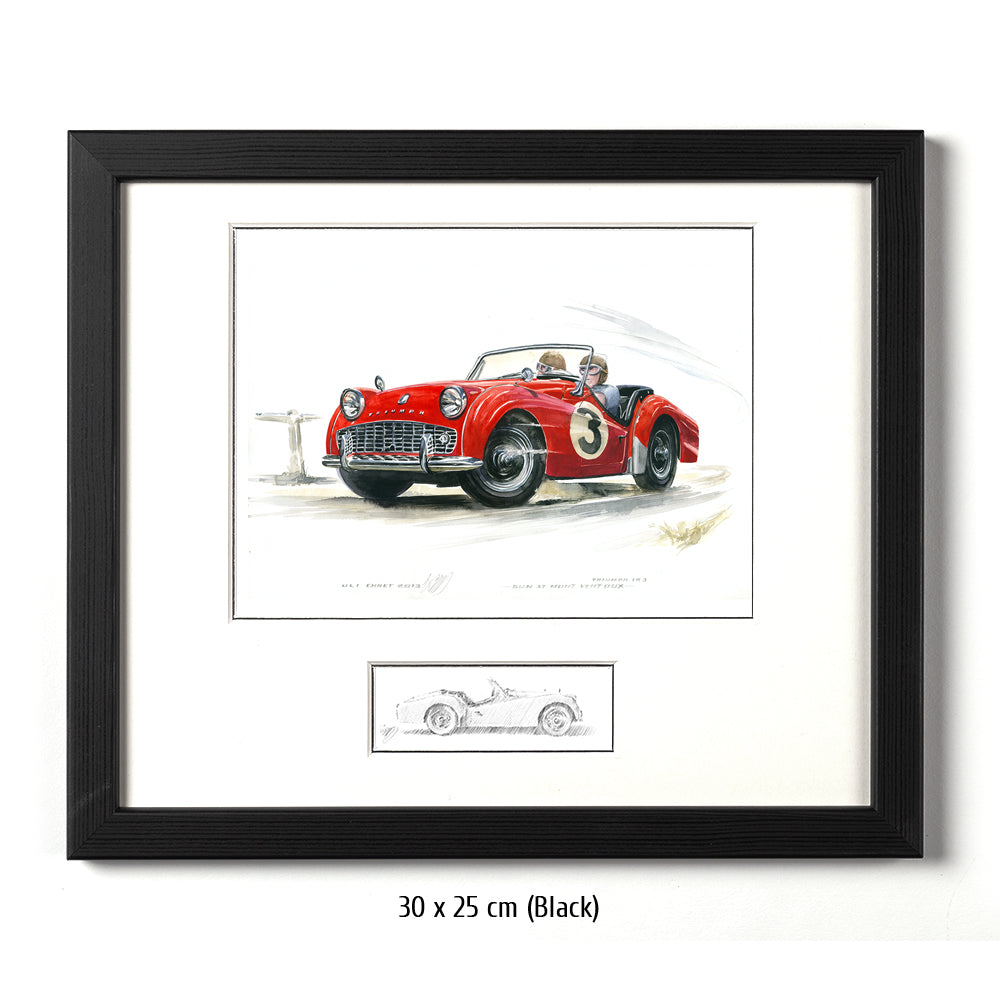 #0423 'Soleil au Mont Ventoux', Triumph TR3