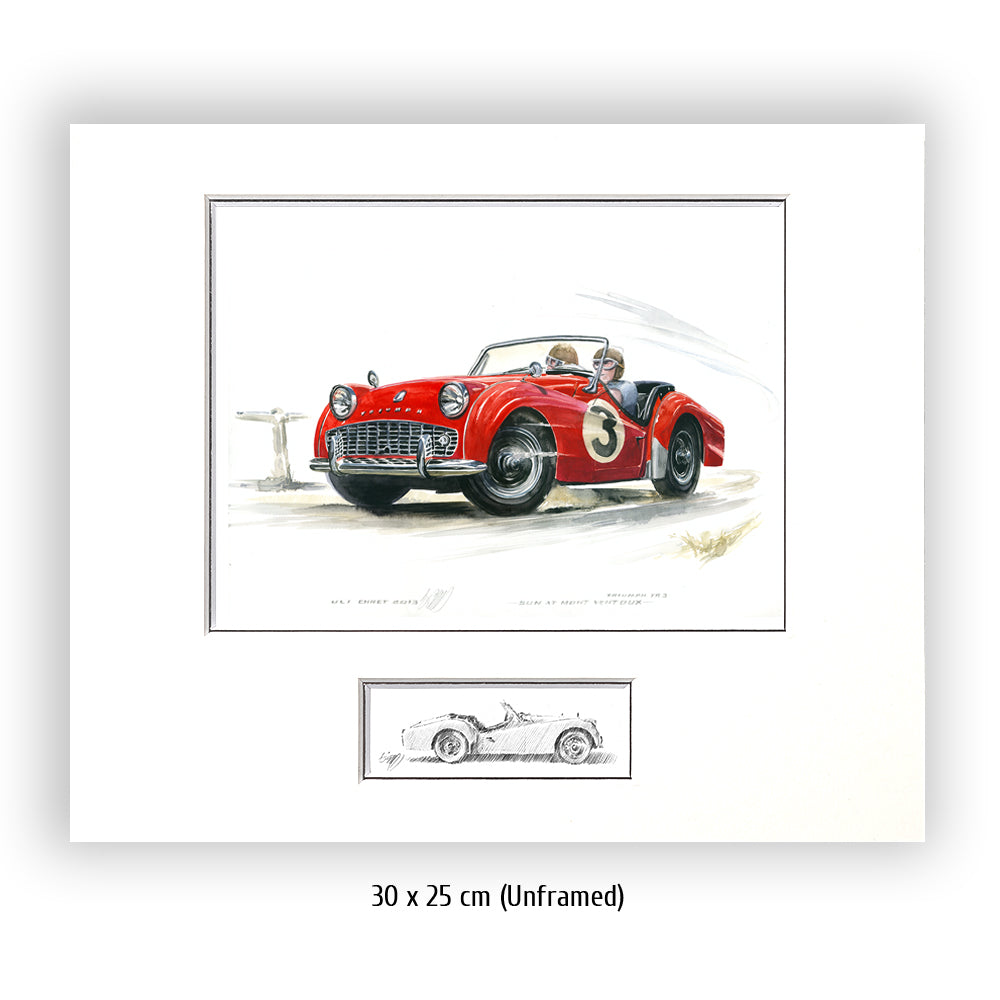 #0423 'Soleil au Mont Ventoux', Triumph TR3
