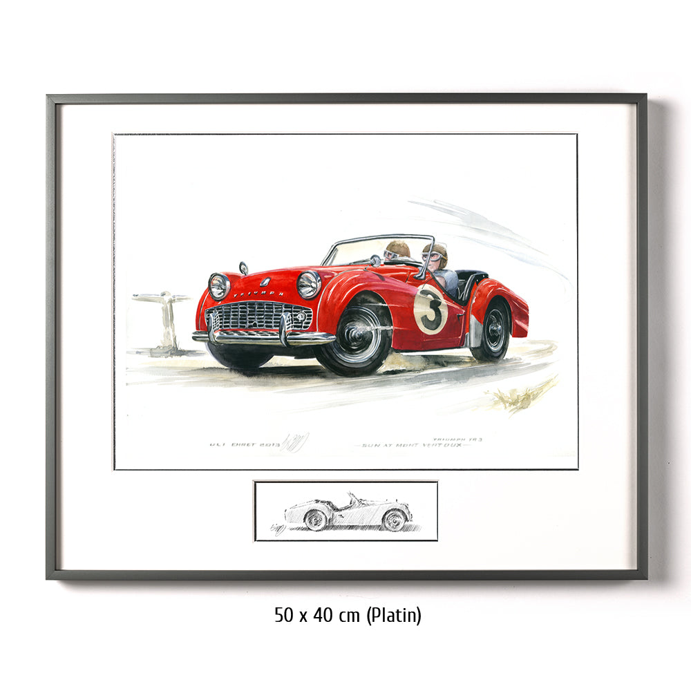 #0423 'Soleil au Mont Ventoux', Triumph TR3