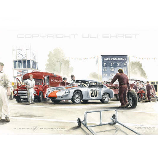 #0426 'La veille de la course', Porsche 356 Abarth GTL