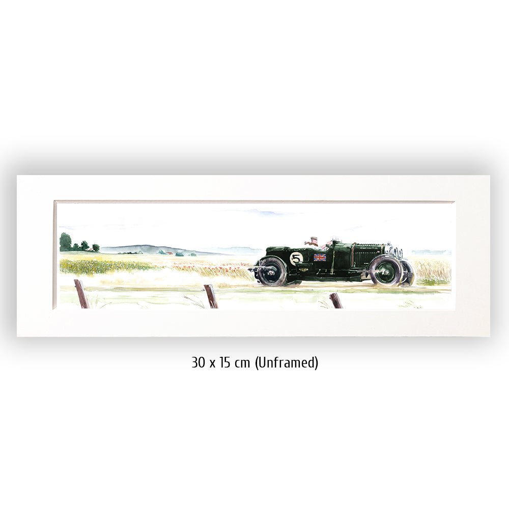 #0439 Bentley dans un paysage d'été