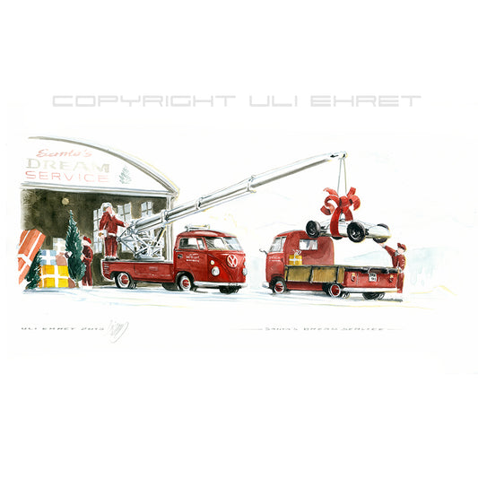 #0461 Camionnette Volkswagen T2 'Santa's Dream Service'