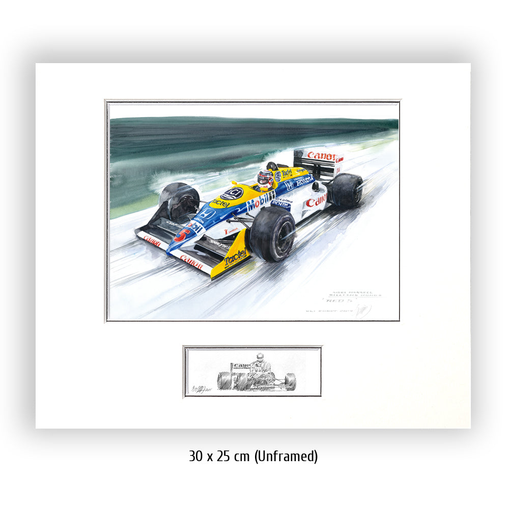 #0492 'Rouge 5', Nigel Mansell 