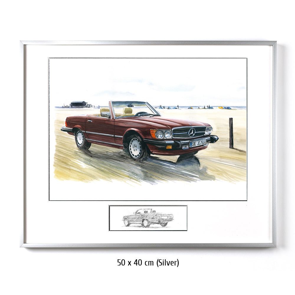 #0504Mercedes 560SL