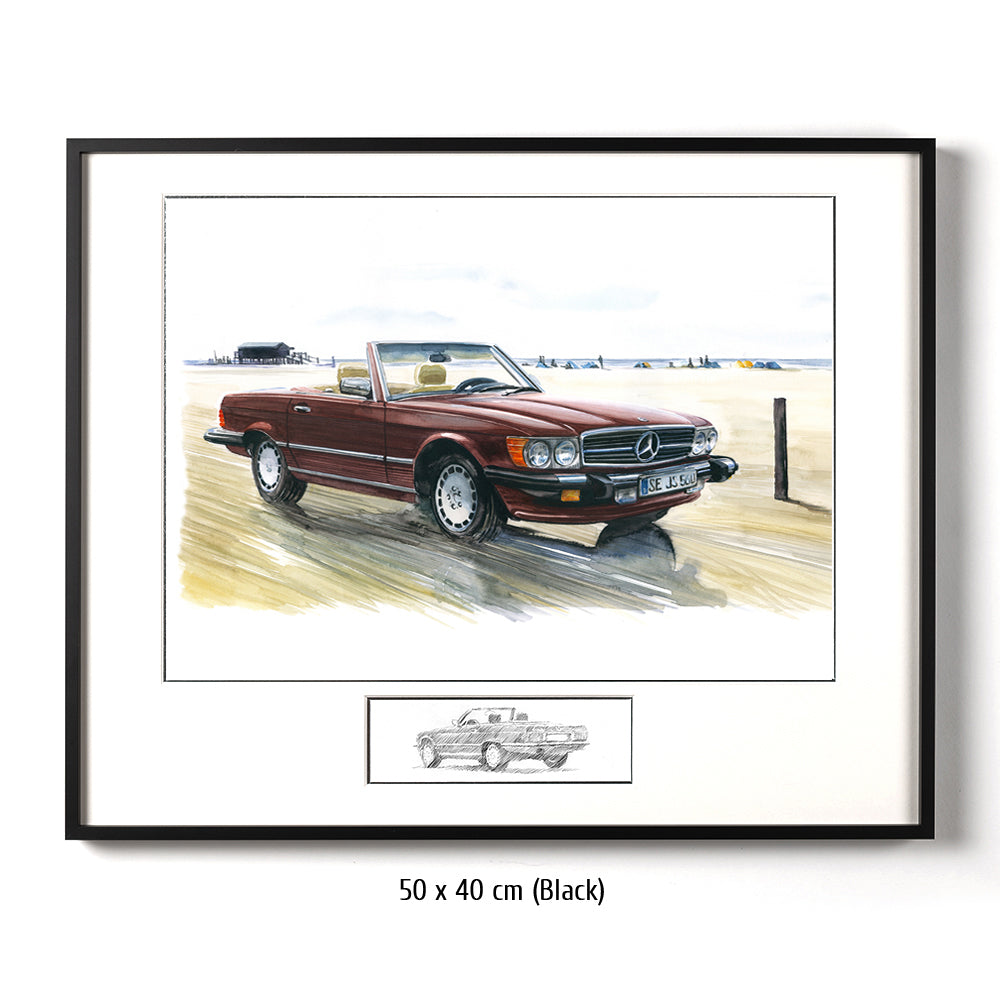 #0504Mercedes 560SL