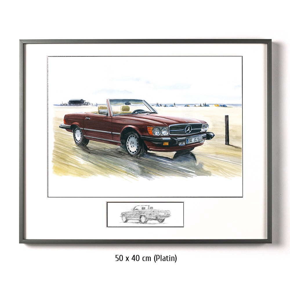 #0504Mercedes 560SL