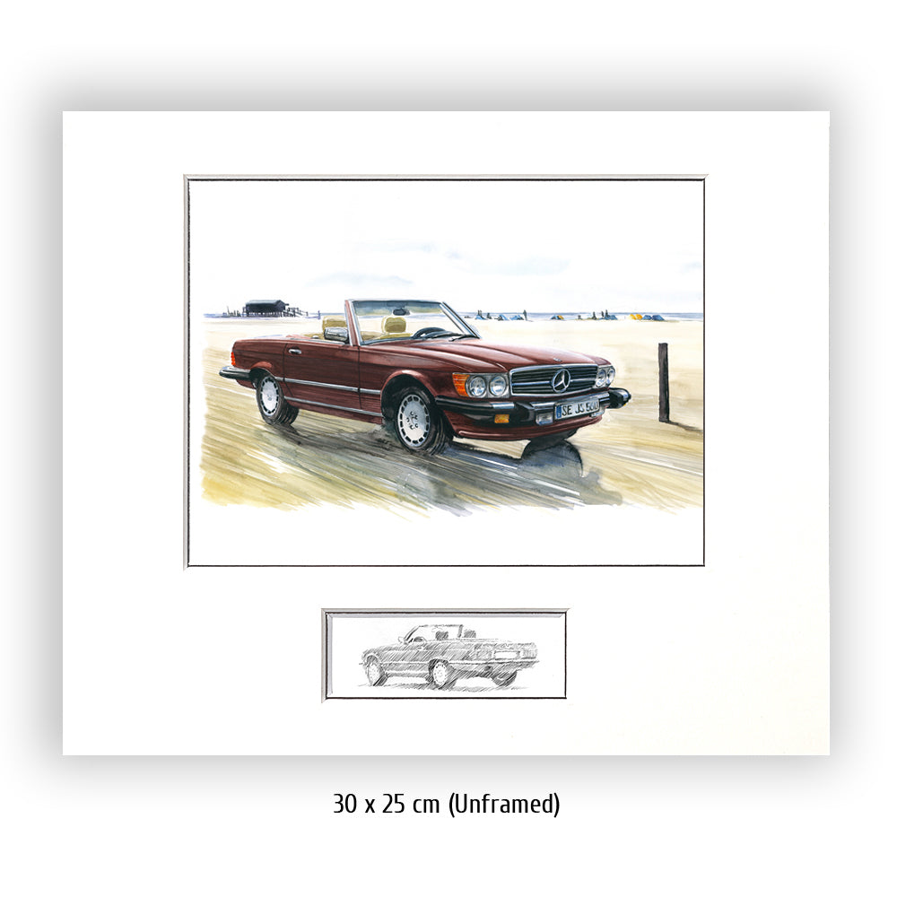 #0504Mercedes 560SL