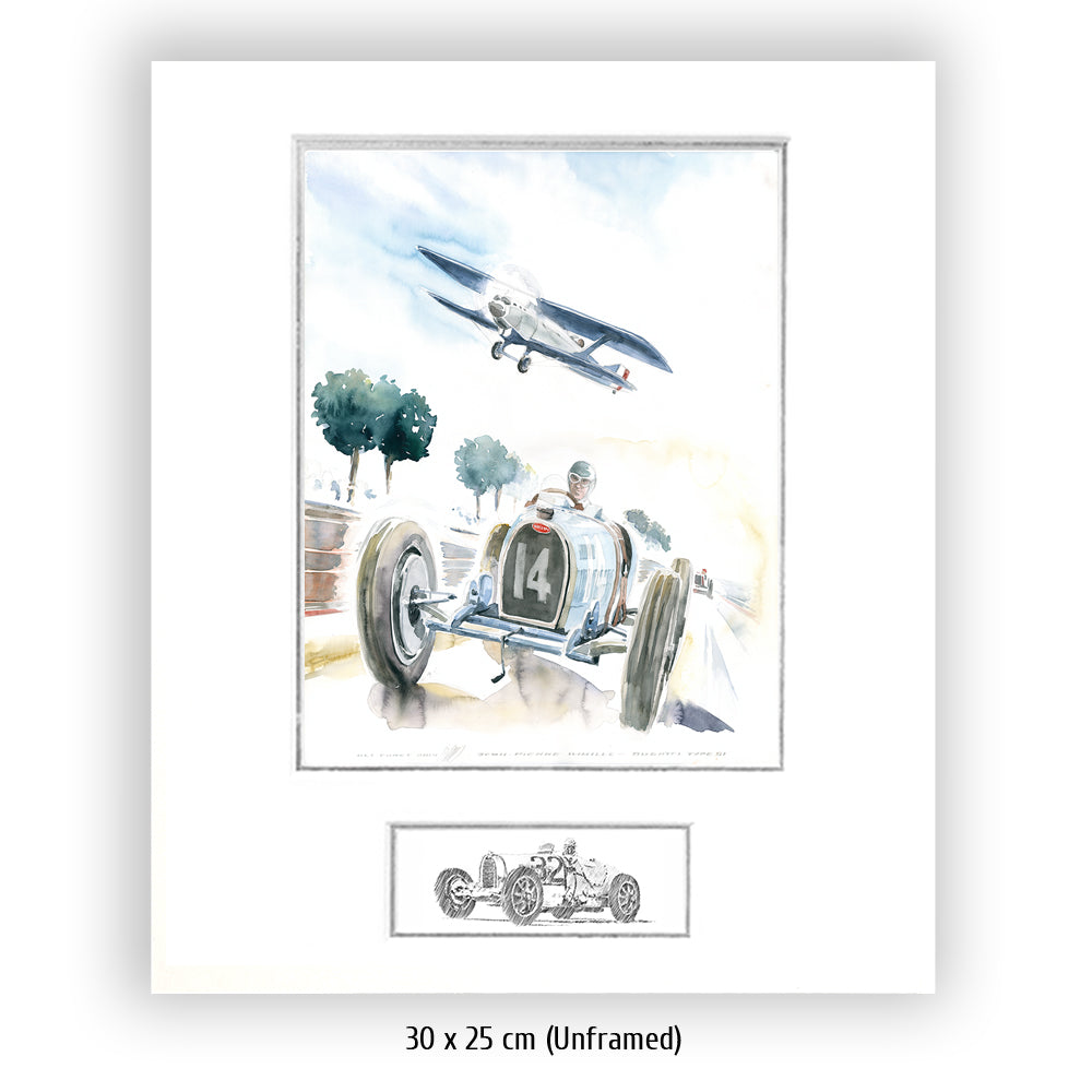 #0516 'L'Age d'Or, Bugatti T59, avion record Breguet 
