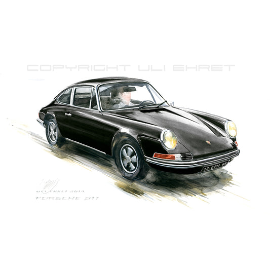 #0527B Porsche 911, Noir 