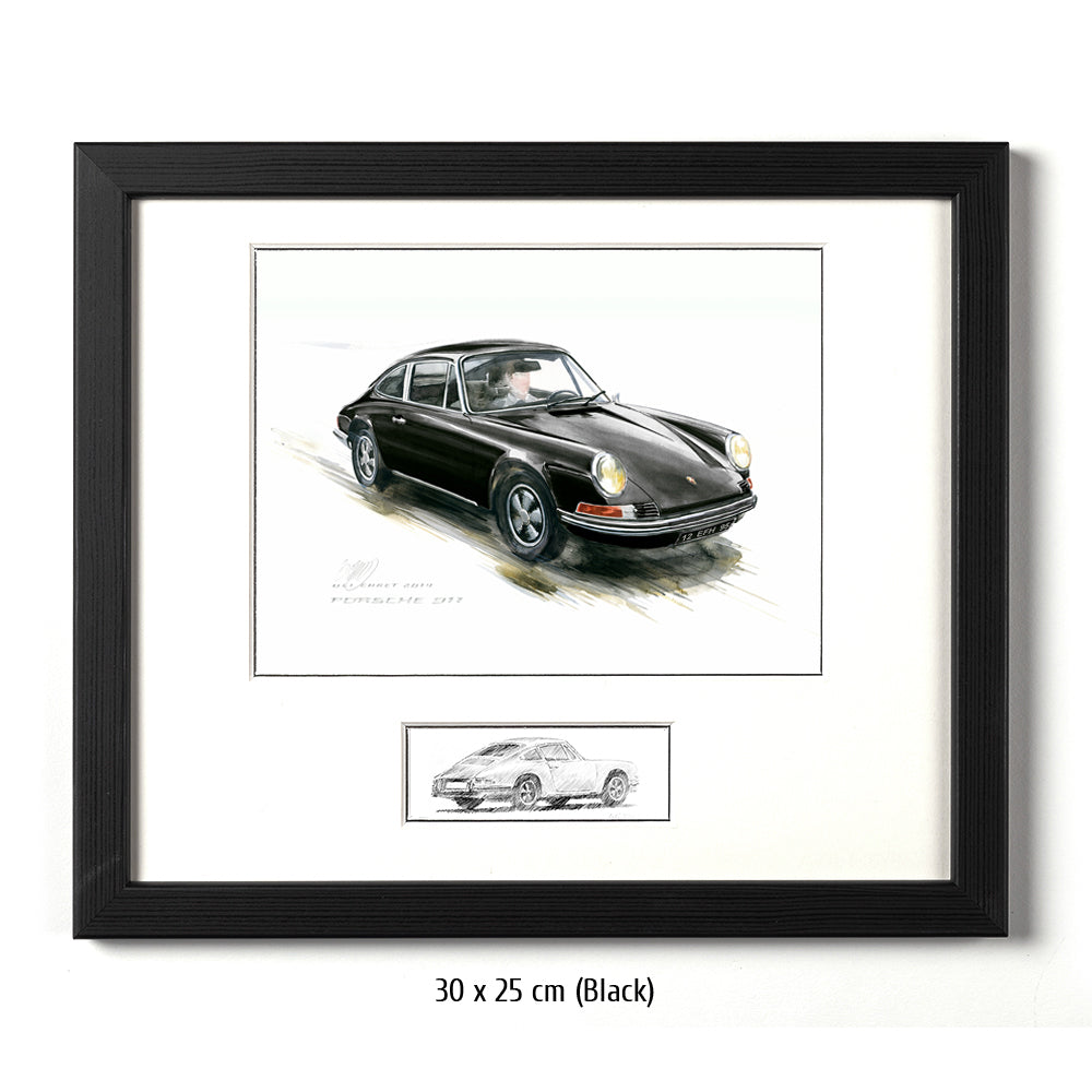 #0527B Porsche 911, Noir 