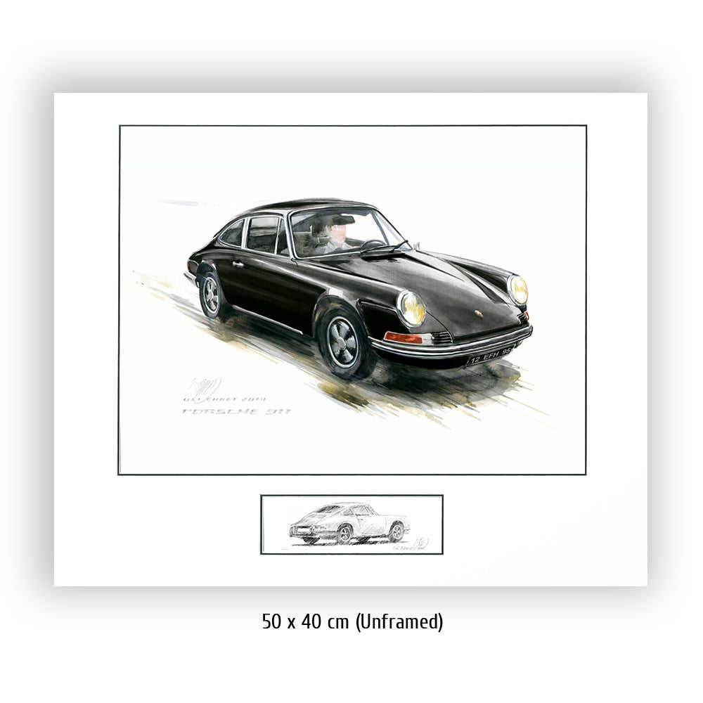 #0527B Porsche 911, Noir 