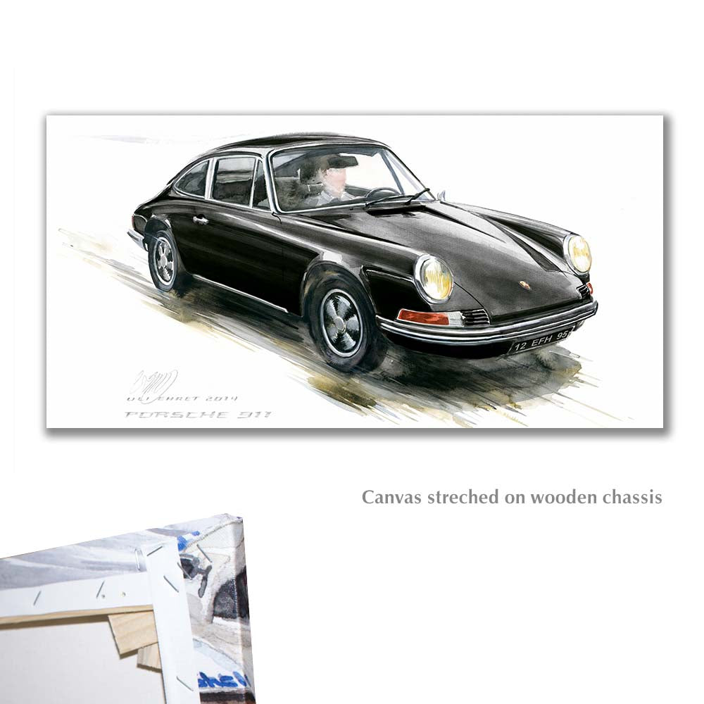 #0527B Porsche 911, Noir 