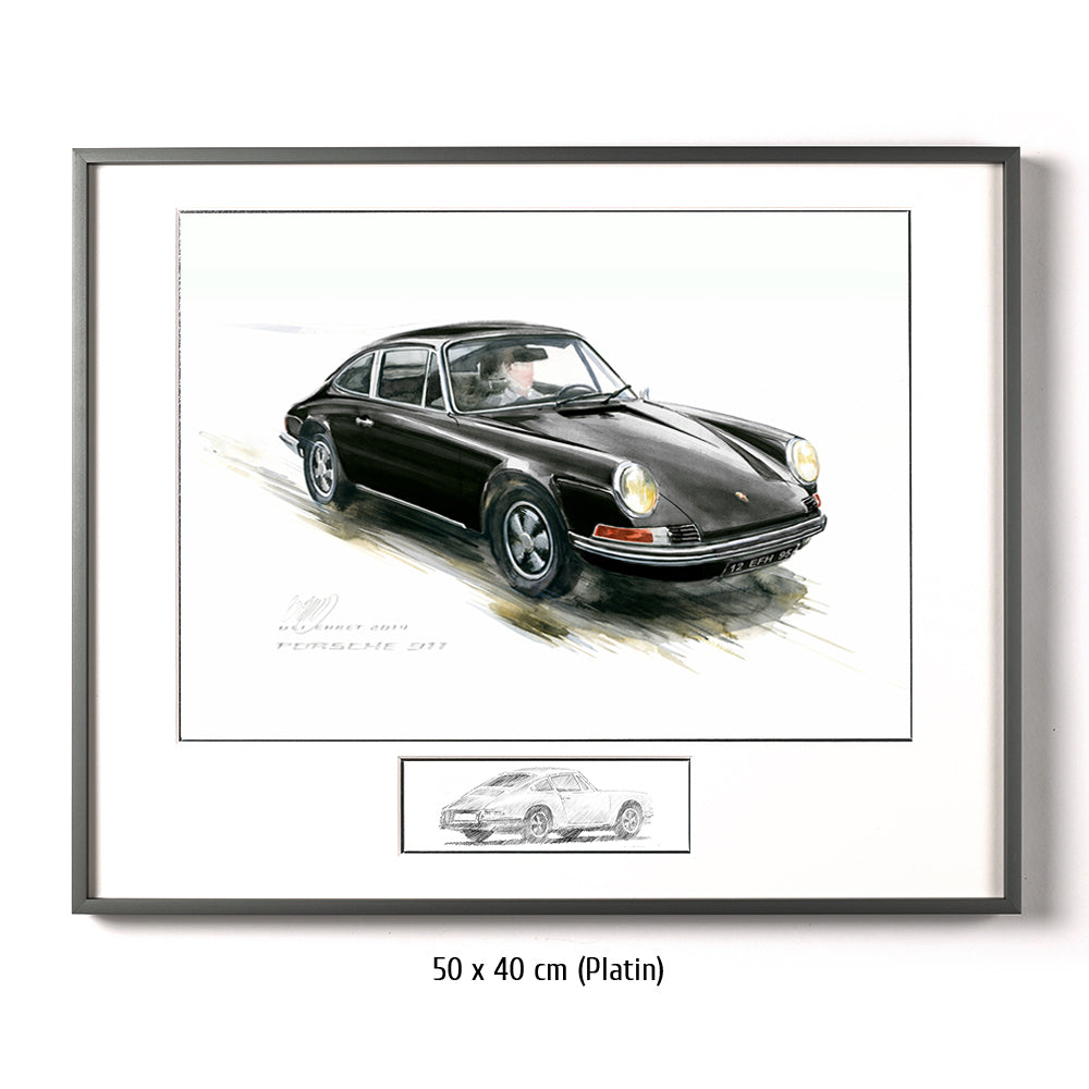 #0527B Porsche 911, Noir 