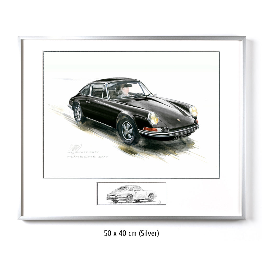 #0527B Porsche 911, Noir 