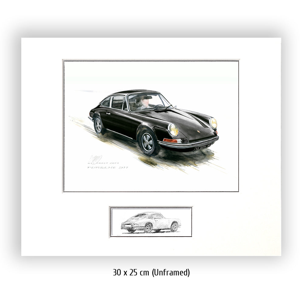 #0527B Porsche 911, Noir 