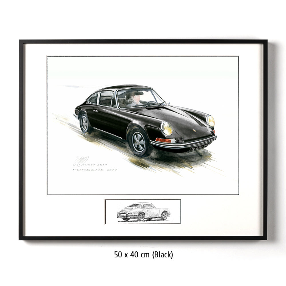 #0527B Porsche 911, Noir 