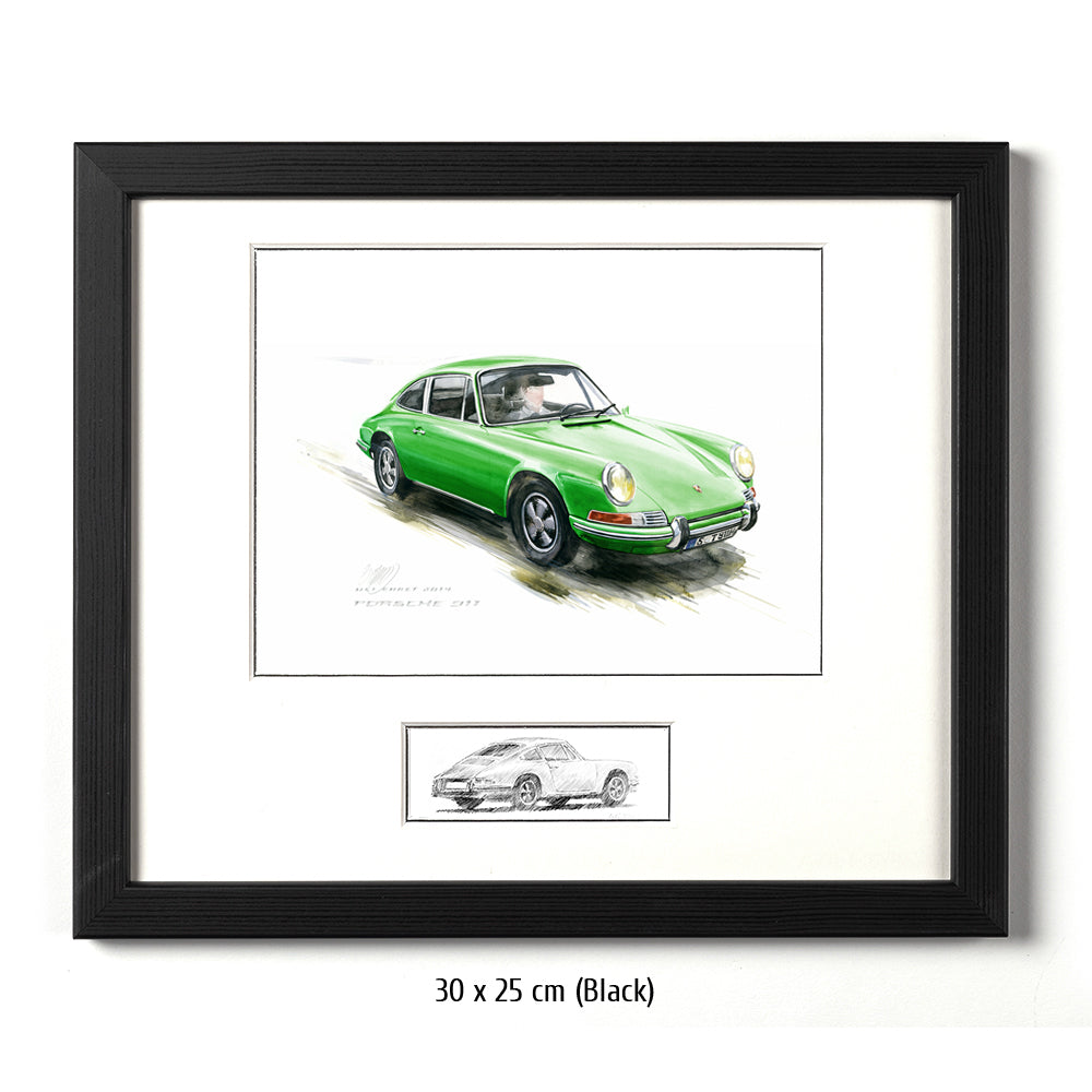 #0527G Porsche 911, verte 