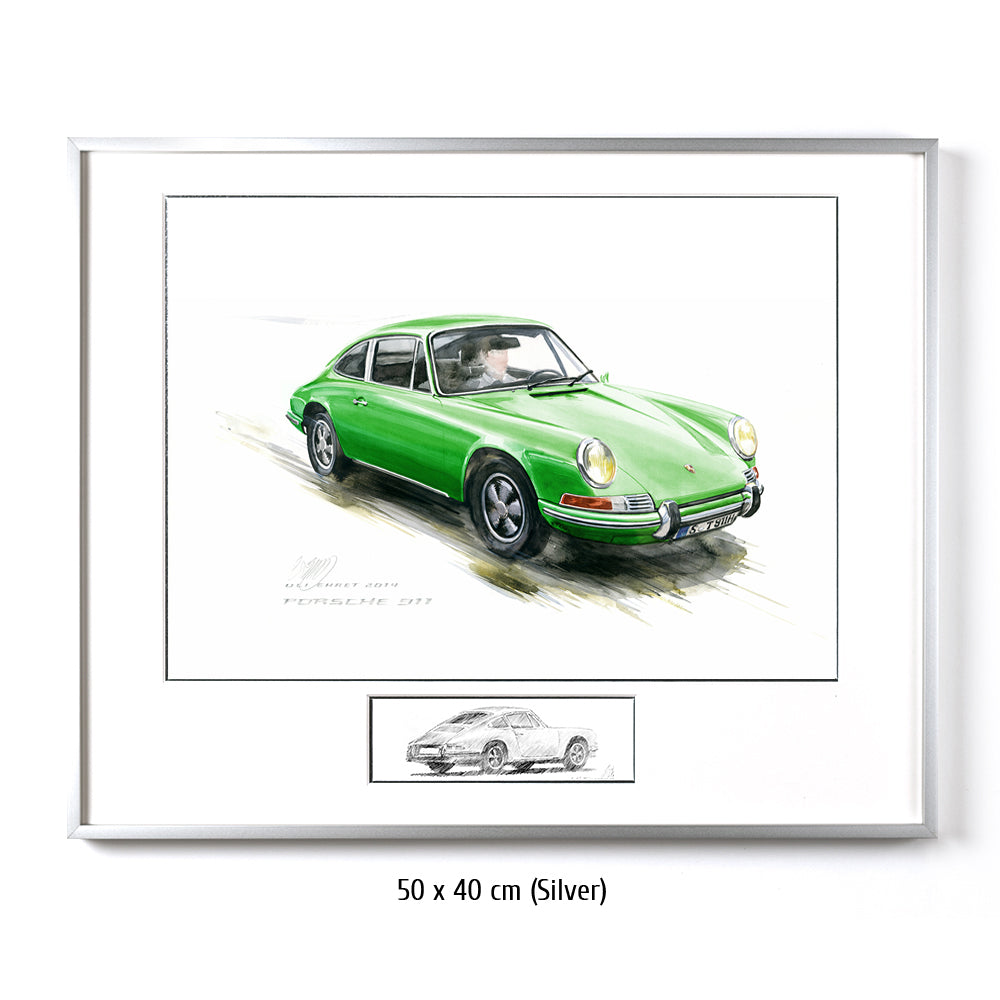 #0527G Porsche 911, verte 