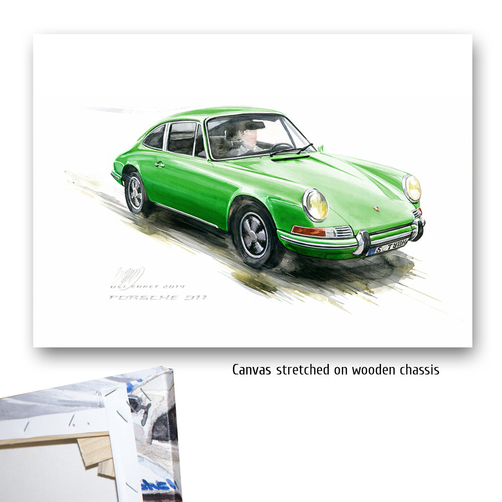 #0527G Porsche 911, verte 