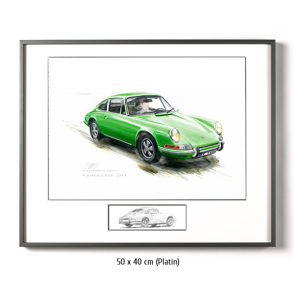 #0527G Porsche 911, verte 