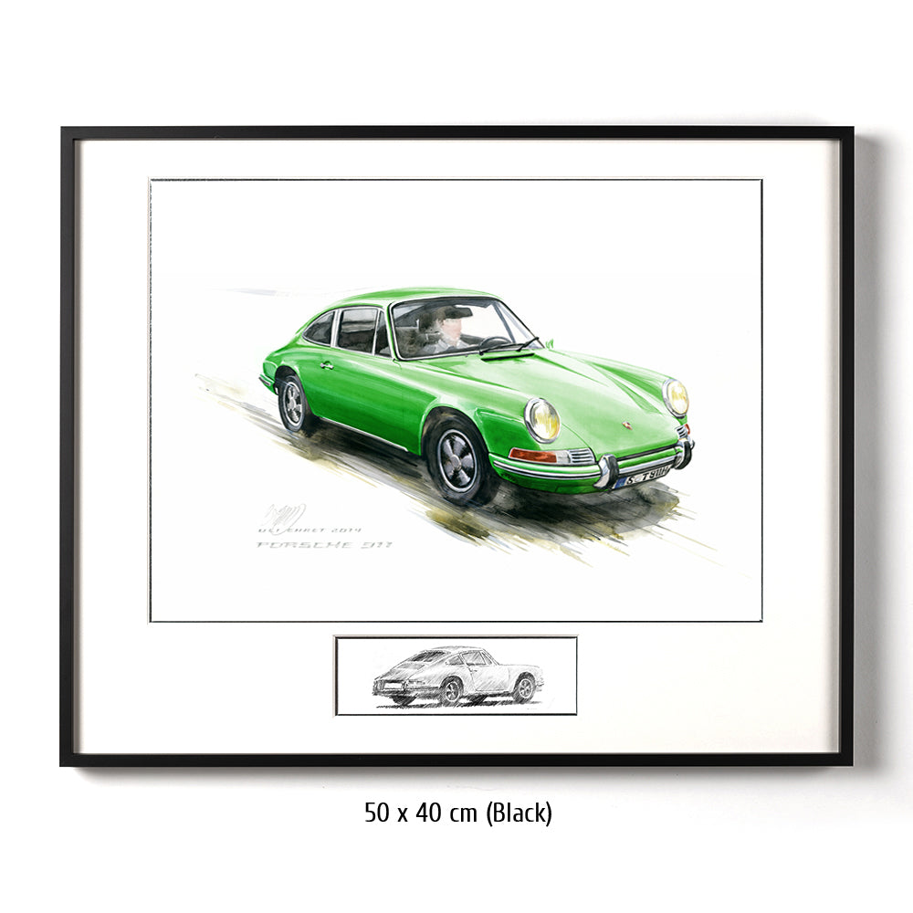 #0527G Porsche 911, verte 