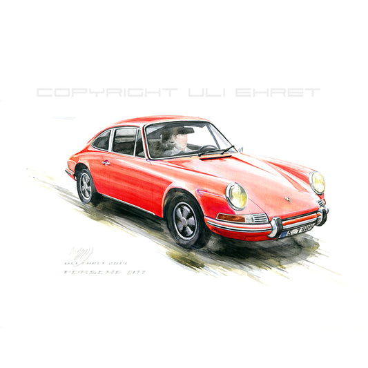 #0527R Porsche 911, rouge 