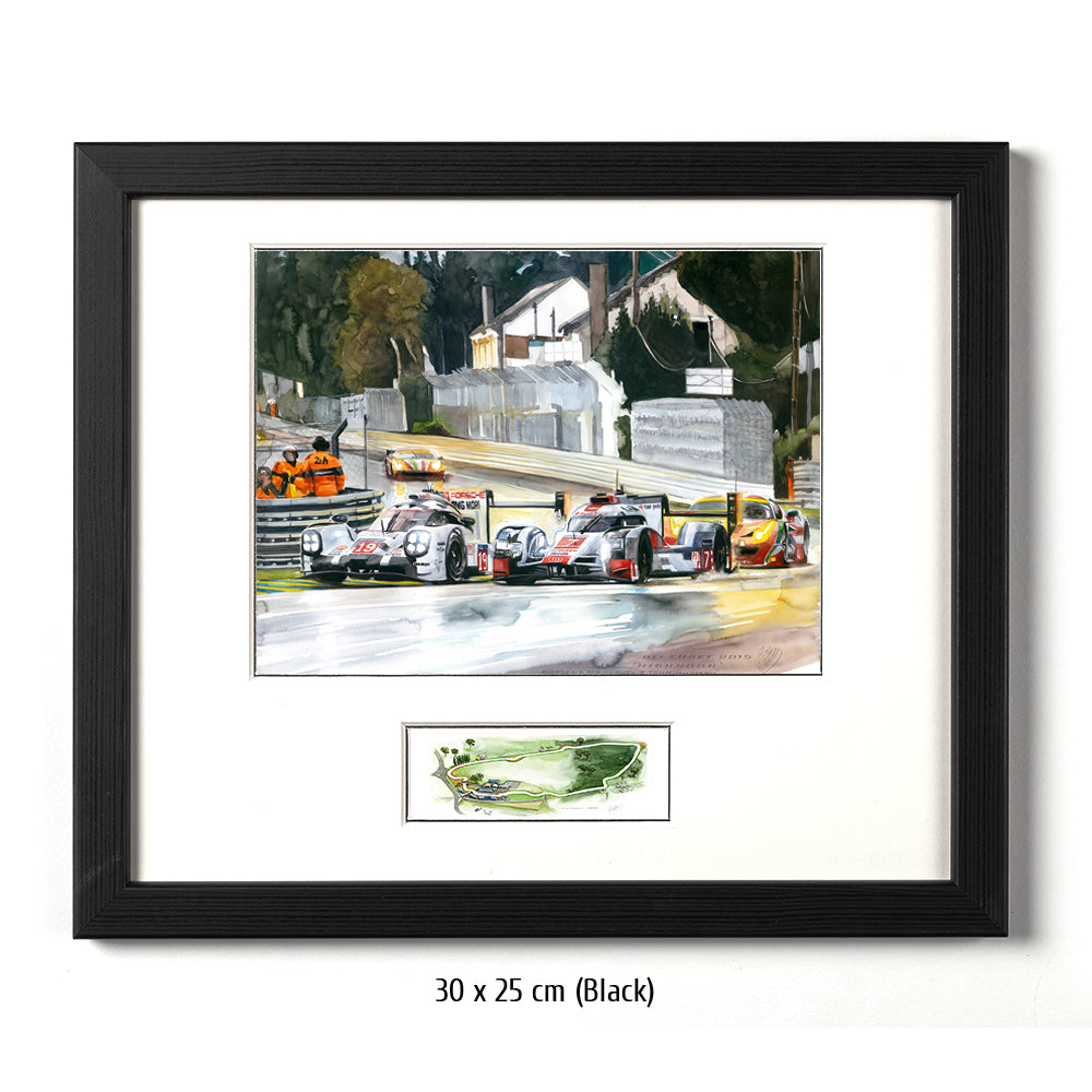 #0570 Audi eTron Quattro contre Porsche 919 
