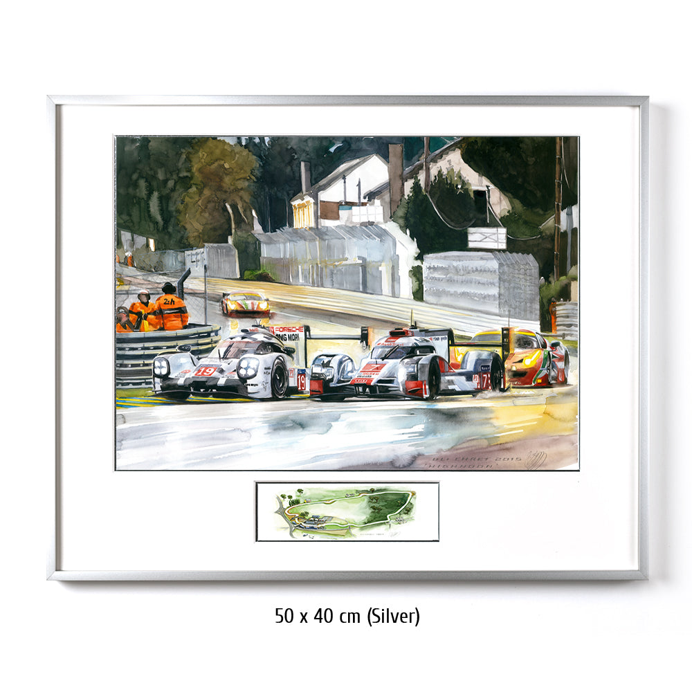 #0570 Audi eTron Quattro contre Porsche 919 