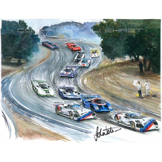 #0582 Voiture de course BMW GTP 1986, Laguna Seca