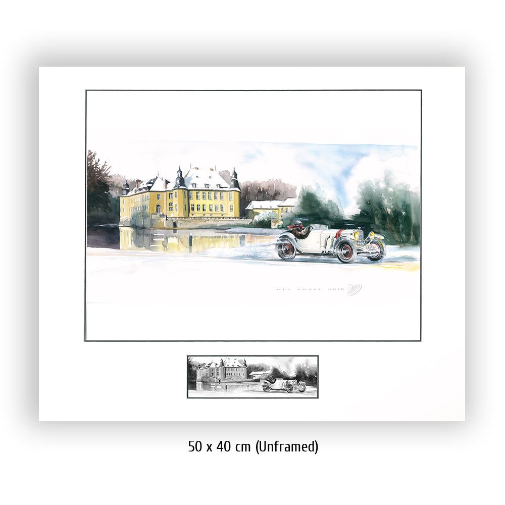 #0583 Mercedes SSK, château de Dyck