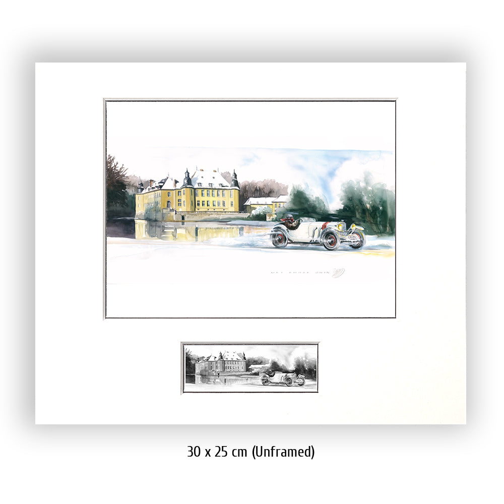 #0583 Mercedes SSK, château de Dyck
