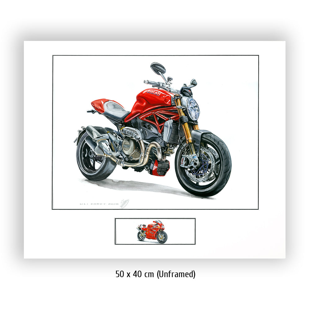 #0595 Monstre Ducati, Rouge