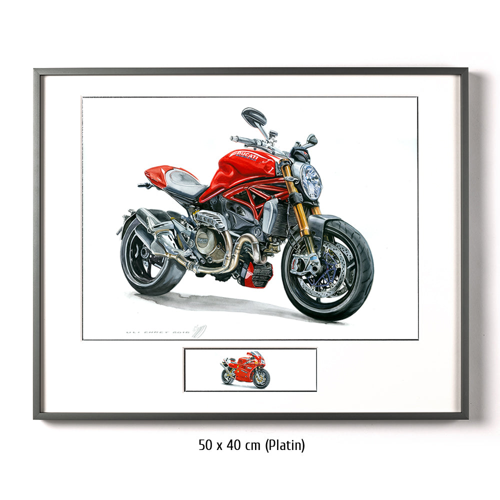 #0595 Monstre Ducati, Rouge